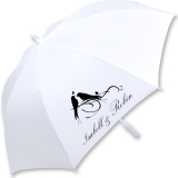 iX-brella weißer XXL Hochzeitsschirm Automatik -...