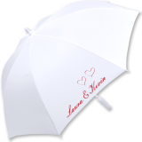 iX-brella weißer XXL Hochzeitsschirm Automatik -...