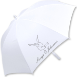 iX-brella weißer XXL Hochzeitsschirm Automatik -...