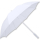 iX-brella weißer XXL Hochzeitsschirm Automatik - All In White - Vogel und Herzen personalisiert mit Namen