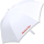 iX-brella weißer XXL Hochzeitsschirm Automatik - All In White - I love you personalisiert mit Namen