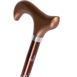 Gastrock Gehstock Color-Step-Derby Kristallkreis - braun