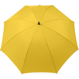 iX-brella Full-Fiber Golfschirm XXL 130cm leicht sturmfest mit Softgriff gelb