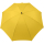 iX-brella Full-Fiber Golfschirm XXL 130cm leicht sturmfest mit Softgriff gelb