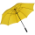 iX-brella Full-Fiber Golfschirm XXL 130cm leicht sturmfest mit Softgriff gelb