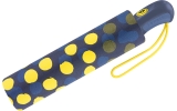 Esprit Regenschirm Lemon Dot - Taschenschirm Easymatik mit Auf-Zu-Automatik