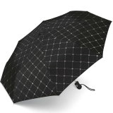 Esprit Regenschirm Monogram - Taschenschirm mit Auf-Zu-Automatik