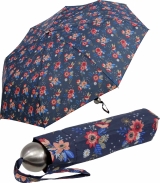 neyrat Regenschirm Taschenschirm Fleurs - navy
