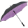 iX-brella Reverse - Automatik Regenschirm umgekehrt - umgedreht zu öffnen - schwarz-helllila