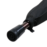 iX-brella Stützschirm mit Holzgriff - höhenverstellbar extra stabil - schwarz