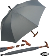 iX-brella Stützschirm mit Holzgriff -...