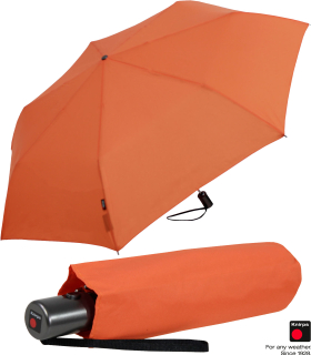 Knirps Taschenschirm Slim Duomatic Auf-Zu-Automatik - orange