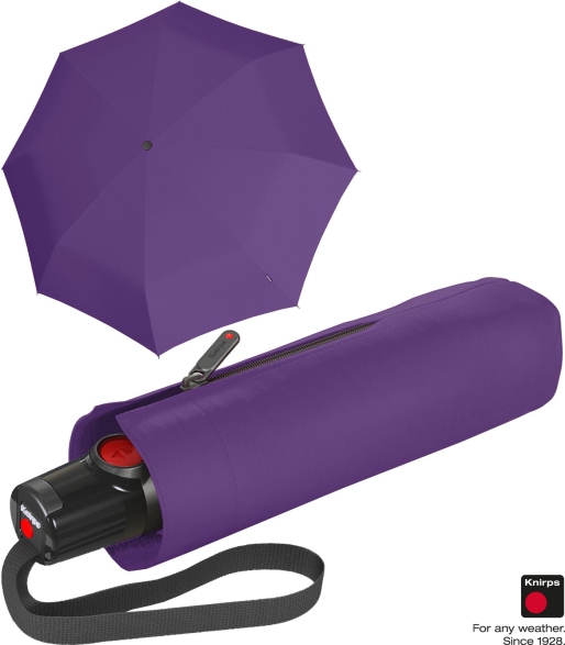 Knirps Taschenschirm T.100 Duomatic Auf-Zu-Automatik - violet