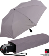 Knirps Regenschirm Taschenschirm Large Duomatic - grey