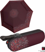 Knirps X1 Super Mini Taschenschirm im Etui unity - bordeaux