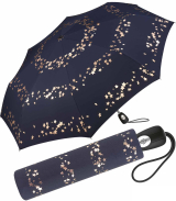 Pierre Cardin Taschenschirm Auf-Zu Automatik Etoile Metallique - rosegold lines