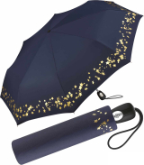 Pierre Cardin Taschenschirm Auf-Zu Automatik Etoile Metallique - gold border