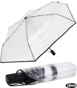 iX-brella Taschenschirm transparent mit Lens-Effekt und...