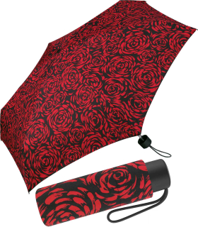 Pierre Cardin Supermini Taschenschirm Petito Rose - red