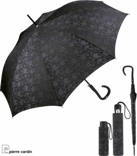 Pierre Cardin Regenschirm Brokat Deluxe Black Flower