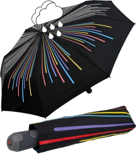 Knirps Taschenschirm E.200 Duomatic colour change rainbow