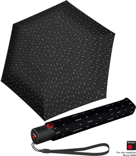 Knirps Taschenschirm U.200 Ultra Light Duomatic Rain - black