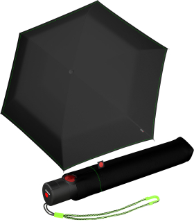 Knirps Taschenschirm U.200 Ultra Light Duomatic Neon - black