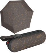 Knirps X1 Super Mini Taschenschirm im Etui mit UV-Schutz...