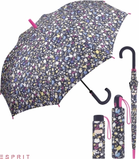 Esprit Stockschirm Long Billow Black Esprit Stockschirm Long Billow Black