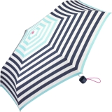 Esprit Super Mini Taschenschirm Petito Nautical - sailor blue - hellblau-navy