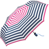 Esprit Taschenschirm Easymatic Light Auf-Zu Automatik Nautical - shocking pink - pink-navy
