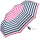 Esprit Taschenschirm Easymatic Light Auf-Zu Automatik Nautical - shocking pink - pink-navy