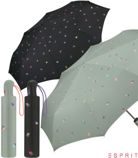 Esprit Taschenschirm Easymatic Light Auf-Zu Automatik In Love