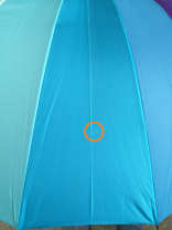 iX-brella long rainbow 16-color - Stockschirm 16-teilig mit Automatik Regenbogen