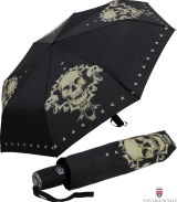 Taschenschirm Auf-Automatik UV-Protection Skull