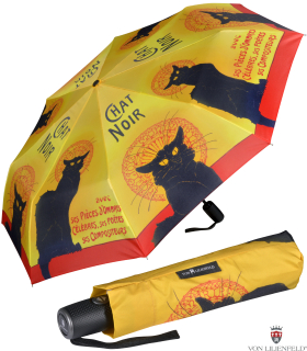 Taschenschirm Auf-Zu-Automatik UV-Protection Chat Noir