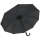 iX-brella Herren-Taschenschirm mit Auf-Zu-Automatik und Rundhakengriff mit Carbonoptik - black