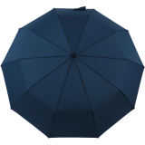 iX-brella Herren-Taschenschirm mit Auf-Zu-Automatik und Rundhakengriff mit Carbonoptik - insignia blue