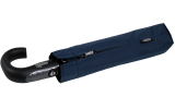 iX-brella Herren-Taschenschirm mit Auf-Zu-Automatik und Rundhakengriff mit Carbonoptik - insignia blue