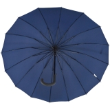 iX-brella long - hochwertiger Stockschirm 16-teilig mit Automatik sturmfest insignia blue