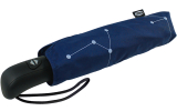 iX-brella Regenschirm Star Sign mit reflektierenden Sternbildern - Taschenschirm Auf-Zu-Automatik