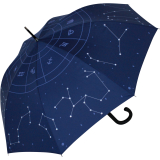 iX-brella Regenschirm Star Sign mit reflektierenden Sternbildern - Stockschirm Automatik