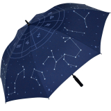 iX-brella Regenschirm Star Sign mit reflektierenden Sternbildern - Golfschirm Automatik