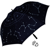 iX-brella Regenschirm Star Sign mit reflektierenden Sternbildern - Golfschirm Automatik
