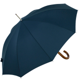 iX-brella Herren-Stockschirm High Quality mit Automatik und Echtholz-Rundhakengriff - insignia blue