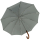 iX-brella Herren-Stockschirm High Quality mit Automatik und Echtholz-Rundhakengriff - grey