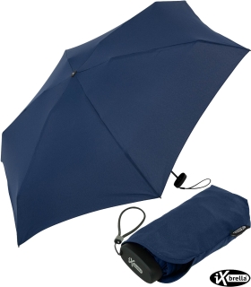 iX-brella Ultra Small 15cm kleiner Taschenschirm im Handy Format - insignia blue