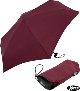 iX-brella Ultra Small 15cm kleiner Taschenschirm im Handy Format - rhododendron