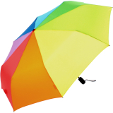 iX-brella full class 122cm XXL Damen-Herren Taschenschirm mit Auf-Zu-Automatik bunt - Regenbogen