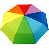 iX-brella full class 122cm XXL Damen-Herren Taschenschirm mit Auf-Zu-Automatik bunt - Regenbogen